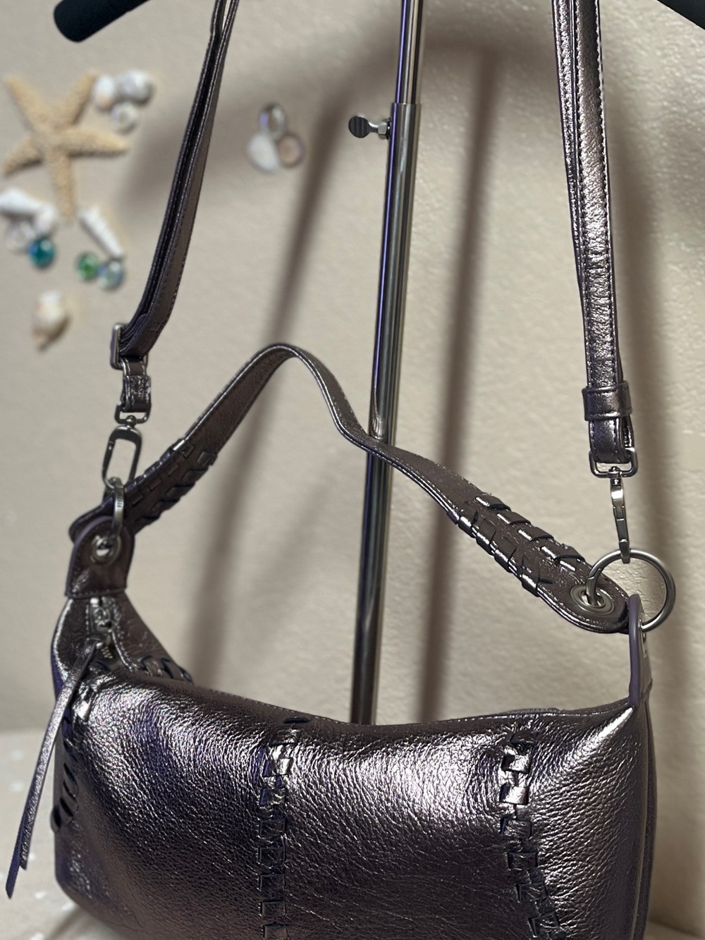 NWOT HOBO Pewter Spur Shoulder Bag - Women's Handbag